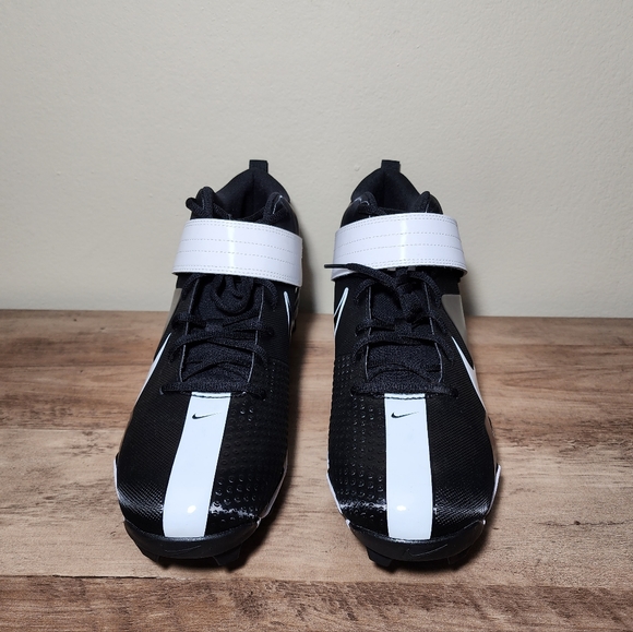 Nike Force Trout 7 Keystone Black White Baseball Cleats CT0831-005 Men's Size 13 - Picture 7 of 11